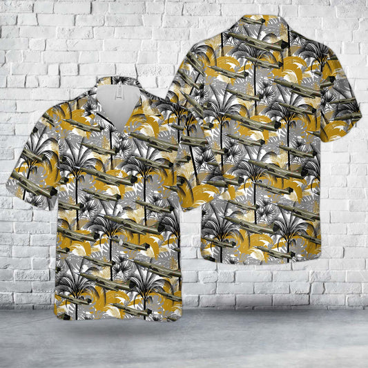 Royal Norwegian Air Force Canadair CF-104G Starfighter Hawaiian Shirt
