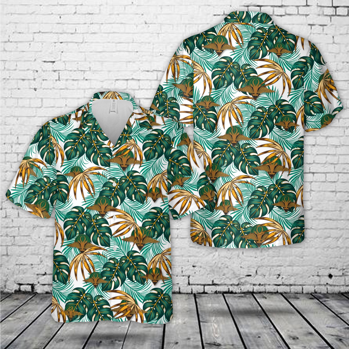 South Africa (SADF 1 Parachute Battalion Beret Badge Hawaiian Shirt