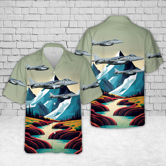 Spanish Navy Armada Espanola McDonnell Douglas EAV-8B Matador II+ Hawaiian Shirt