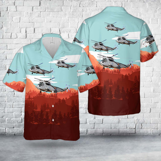 Spanish Navy Armada Espanola Sikorsky SH-3D Sea King (S-61B) Hawaiian Shirt