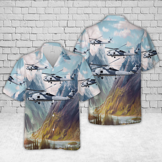 Spanish Navy Armada Espanola Sikorsky SH-60F Ocean Hawk (S-70B-4) Hawaiian Shirt