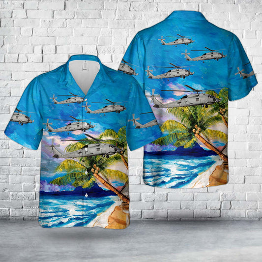 Spanish Navy Sikorsky SH-60B Seahawk Hawaiian Shirt