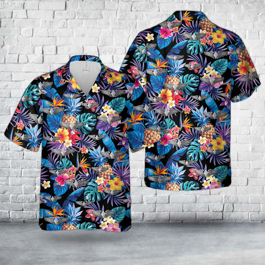 U.S. Army Air Corps/Air Force Women Airforce Service Pilots Badge (WASP) In WWII Hawaiian Shirt