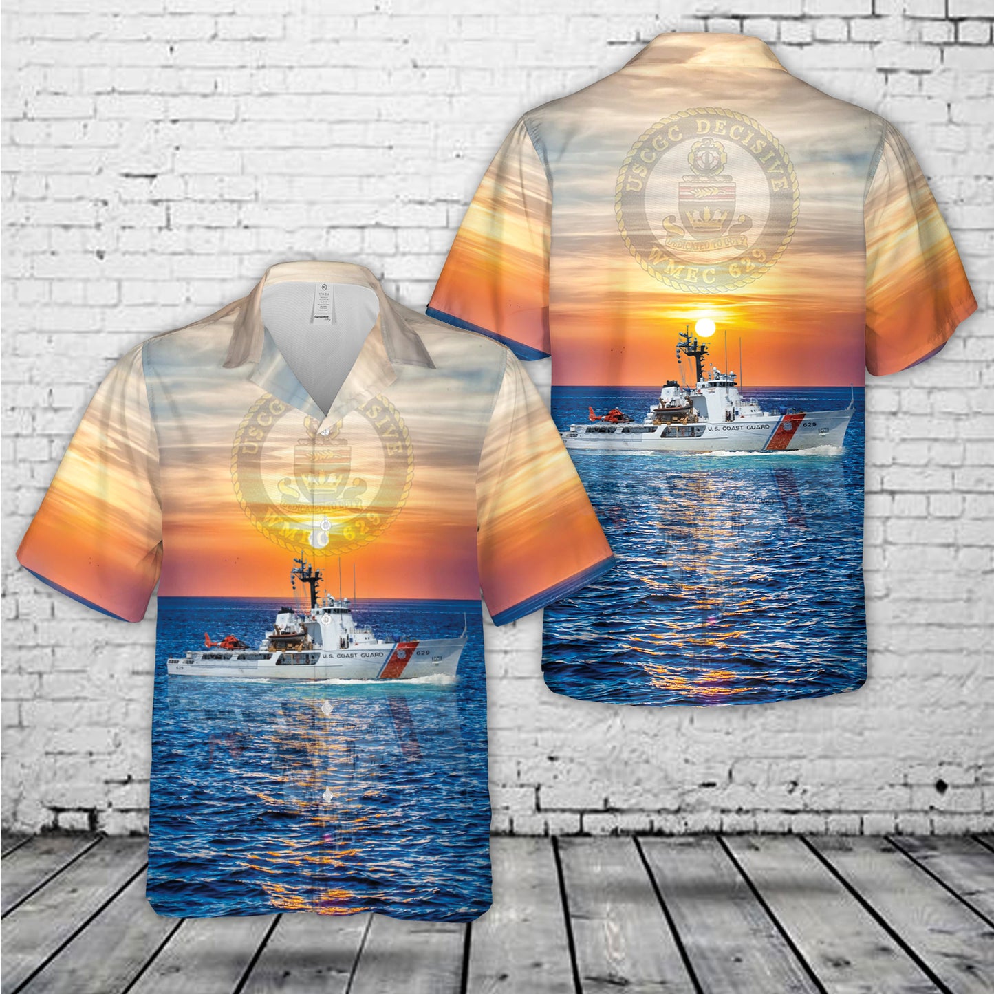 USCGC Decisive (WMEC-629) Hawaiian Shirt