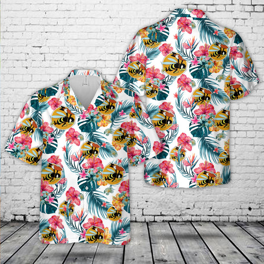 US Air Force 21st Bombardment Squadron (Heavy) WW2 Hawaiian Shirt