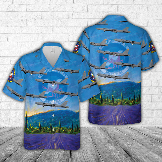 US Air Force 419th Flight Test Squadron Boeing B-52H-150-BW Stratofortress 60-0034 Hawaiian Shirt