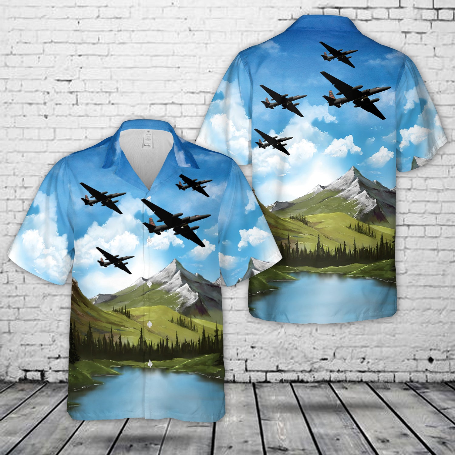 US Air Force 5th Reconnaissance Squadron Lockheed U-2 Hawaiian Shirt ...