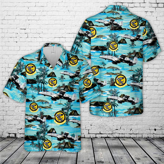 US Air Force Idaho Air National Guard 190th Fighter Squadron, 124th Wing, Fairchild Republic A-10A Thunderbolt II (s/n 78-0703) Hawaiian Shirt