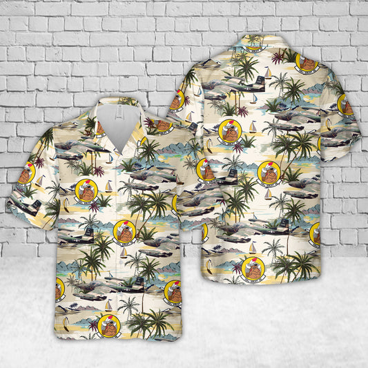 US Air Force OA-37B Dragonfly aircraft from the 169th Tactical Air Support Squadron Hawaiian Shirt