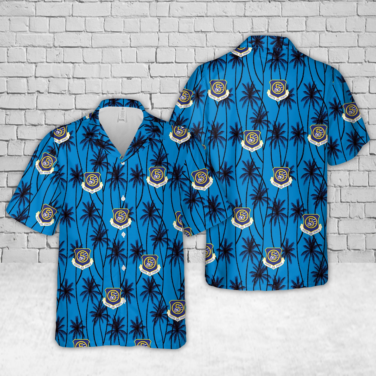 US Air Force Pacific Air Forces (PACAF) Fifth Air Force (5 AF) Hawaiian Shirt