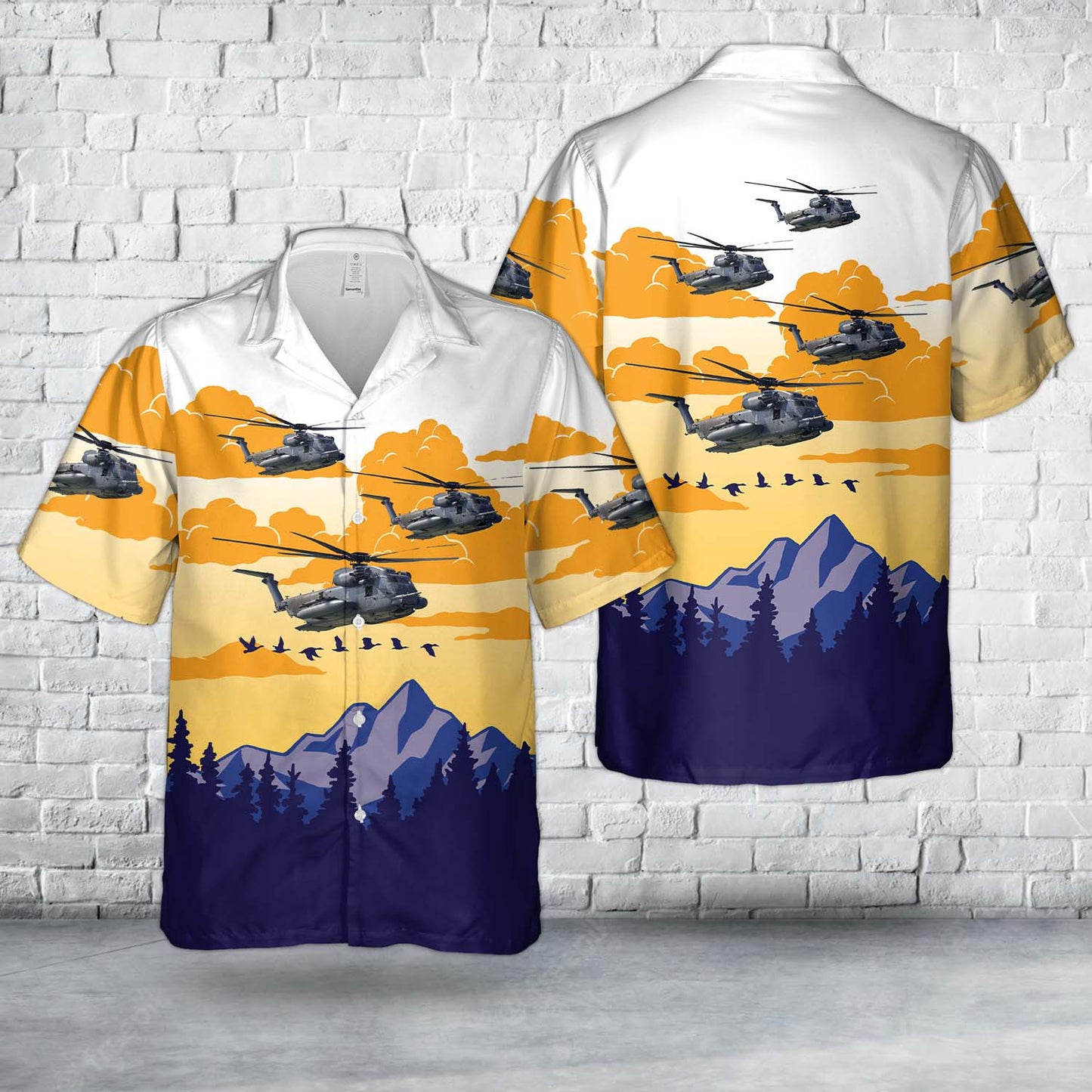 US Air Force Sikorsky MH-53M Pave Low IV (S-65A) Hawaiian Shirt