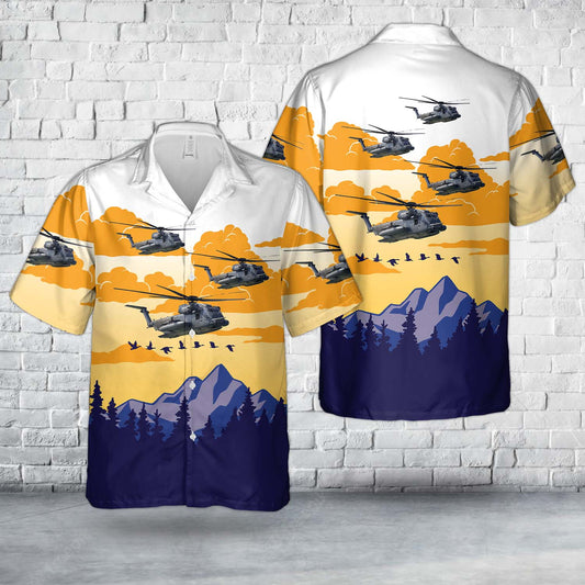 US Air Force Sikorsky MH-53M Pave Low IV (S-65A) Hawaiian Shirt