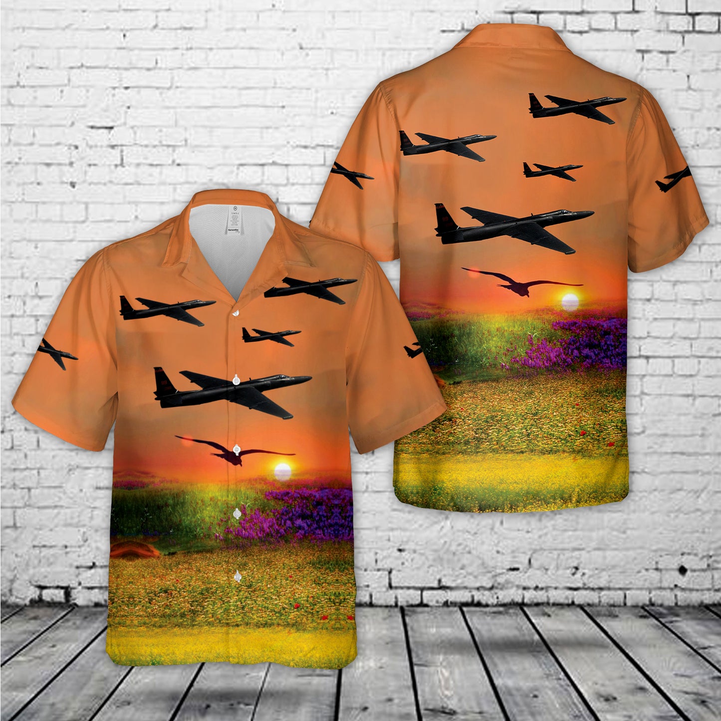 US Air Force U-2 Dragon Lady 80-1080 the 9th Reconnaissance Wing Hawaiian Shirt