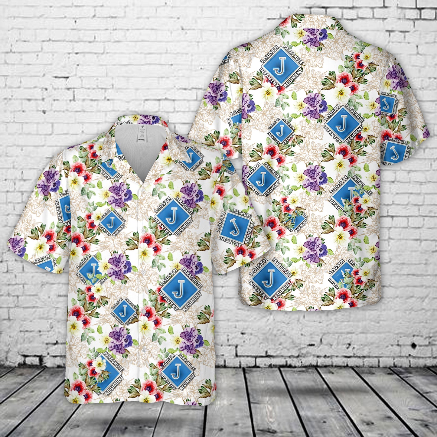 US Army 1-505th Parachute Infantry Regiment Hawaiian Shirt