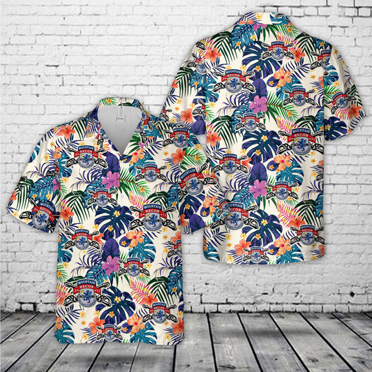 US Army 10th Mountain Division 71st Cavalry Regiment 3rd Squadron Hawaiian Shirt