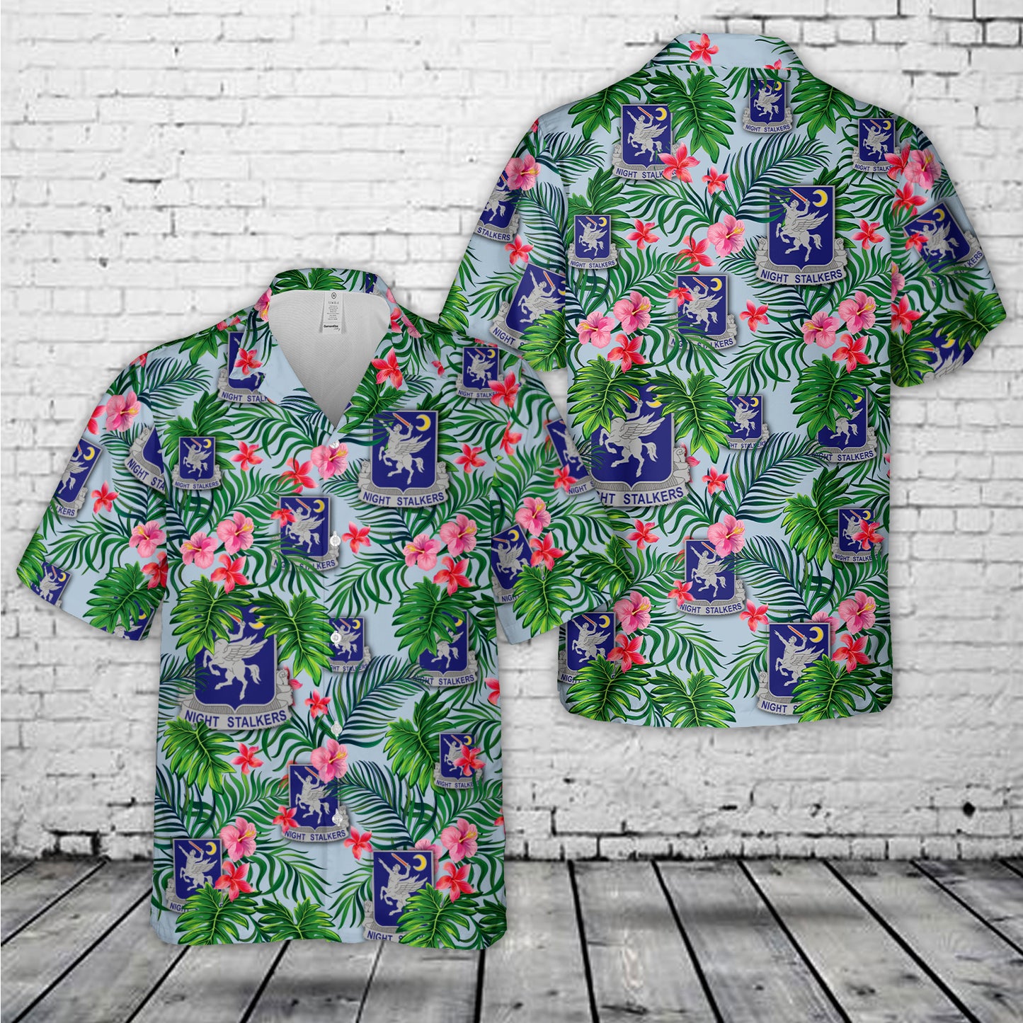 US Army 160th SOAR MH-60K Black Hawk Hawaiian Shirt