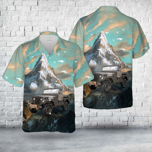 US Army 1953 Willys M38A1 Hawaiian Shirt