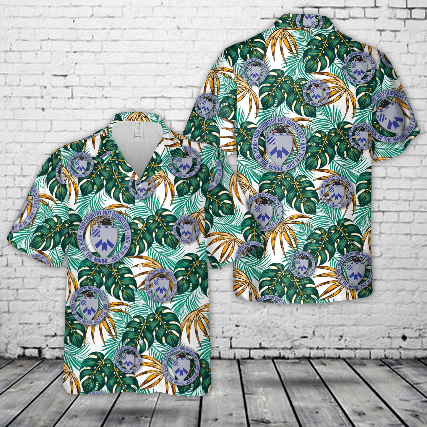 US Army 30th Infantry Regiment Hawaiian Shirt