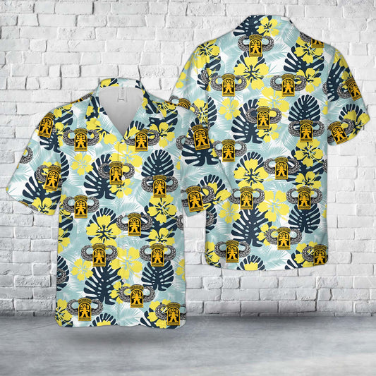 US Army 509th Parachute Infantry Regiment Geronimo Hawaiian Shirt