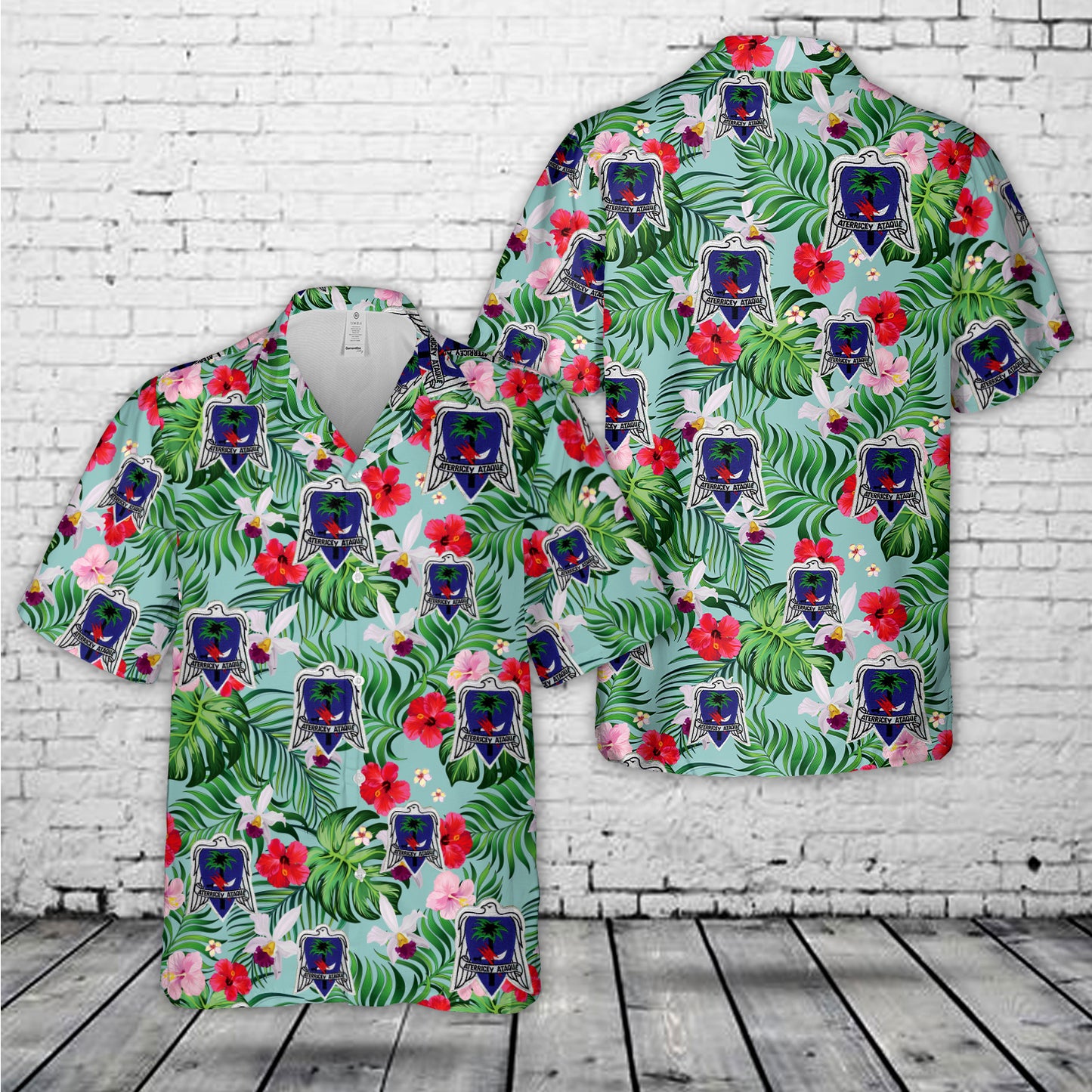 US Army 551st Parachute Infantry Regiment Airborne Hawaiian Shirt