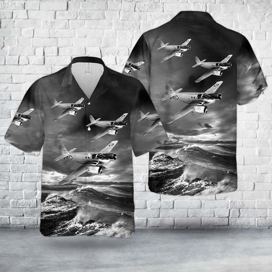 US Army Air Forces Beechcraft AT-10-GF Wichita (42-34584) In WWII Hawaiian Shirt