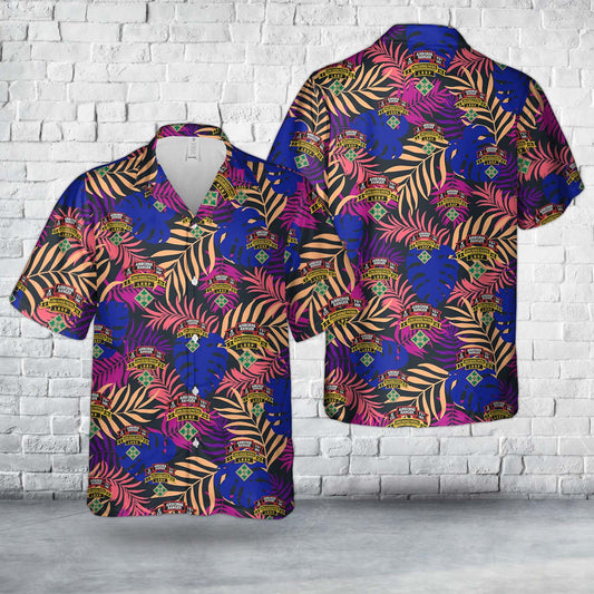 US Army Company K (RANGER), 75TH Infantry (Airborne) Hawaiian Shirt