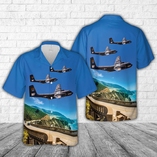 US Army DeHavilland C-7 CV-2 Caribou Hawaiian Shirt