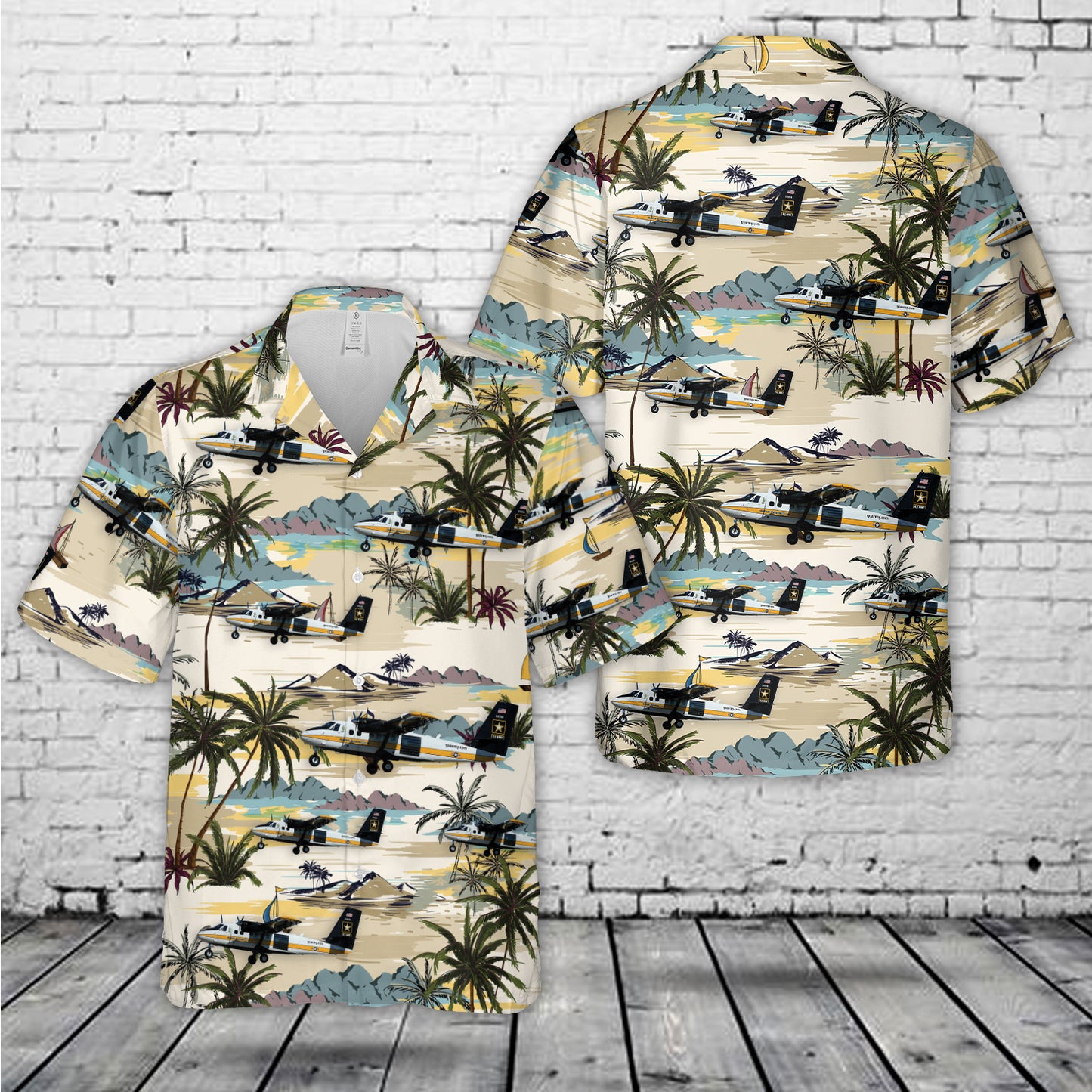 US Army De Havilland Canada UV-18A Twin Otter (DHC-6-300) Hawaiian Shirt