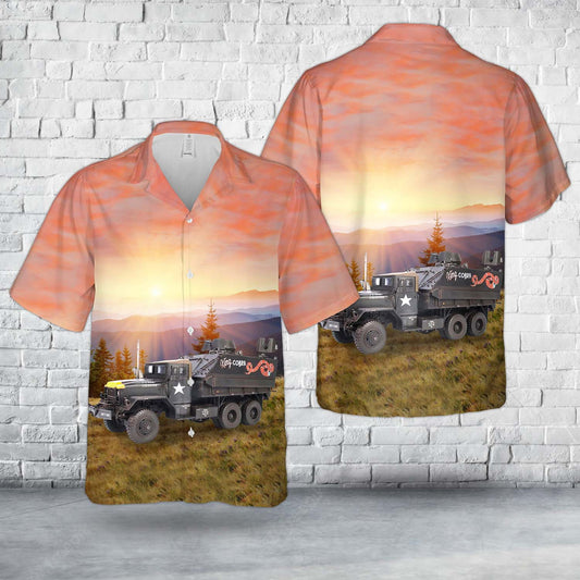 US Army Gun Truck KING COBRA Hawaiian Shirt