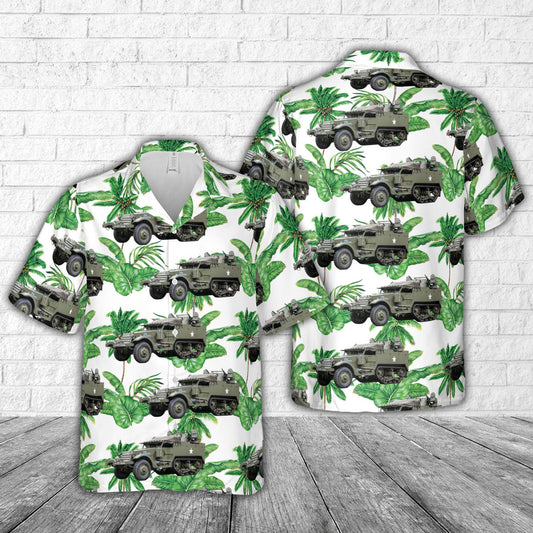 US Army M16 Multiple Gun Motor Carriage Hawaiian Shirt