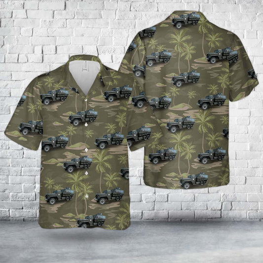 US Army M54 with M113 Guntruck Colonel Hawaiian Shirt