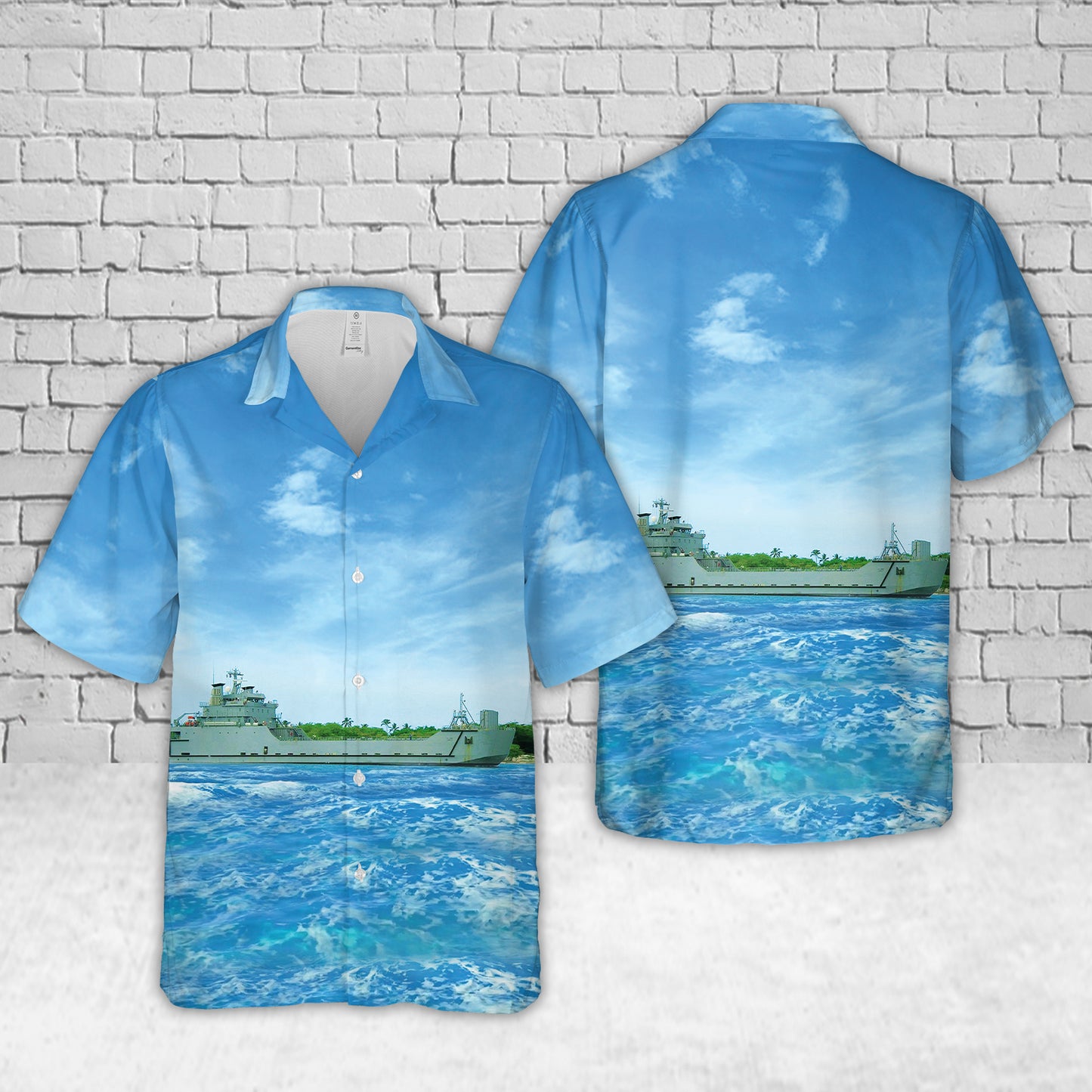 US Army USAV SSGT Robert T. Kuroda (LSV-7) Hawaiian Shirt