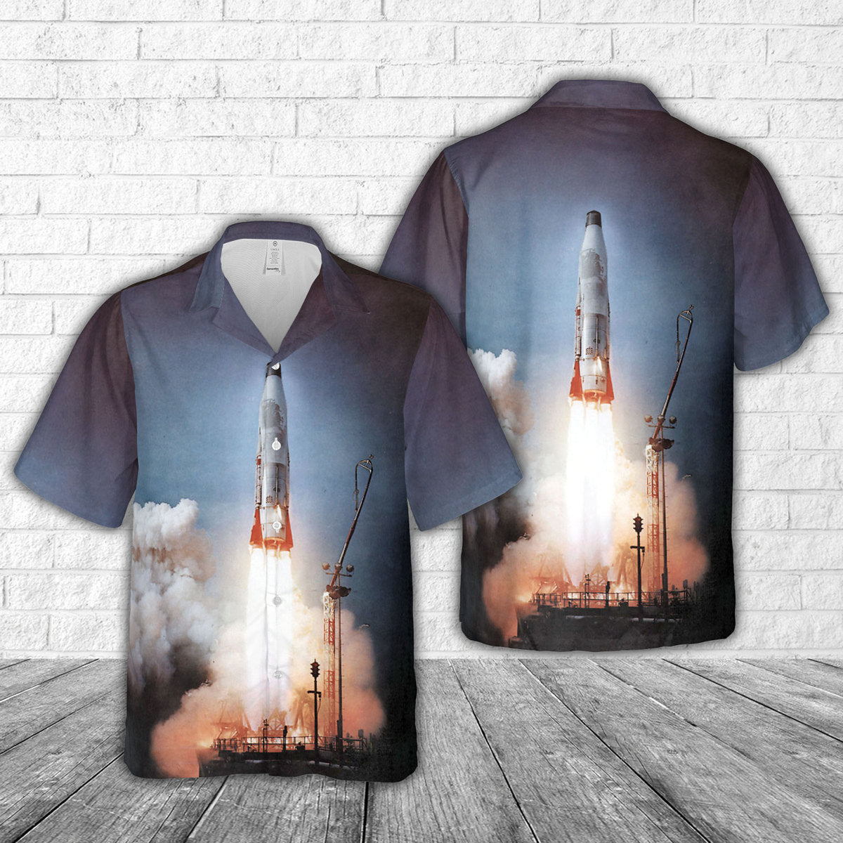US ICBM SM-65 Atlas Hawaiian Shirt