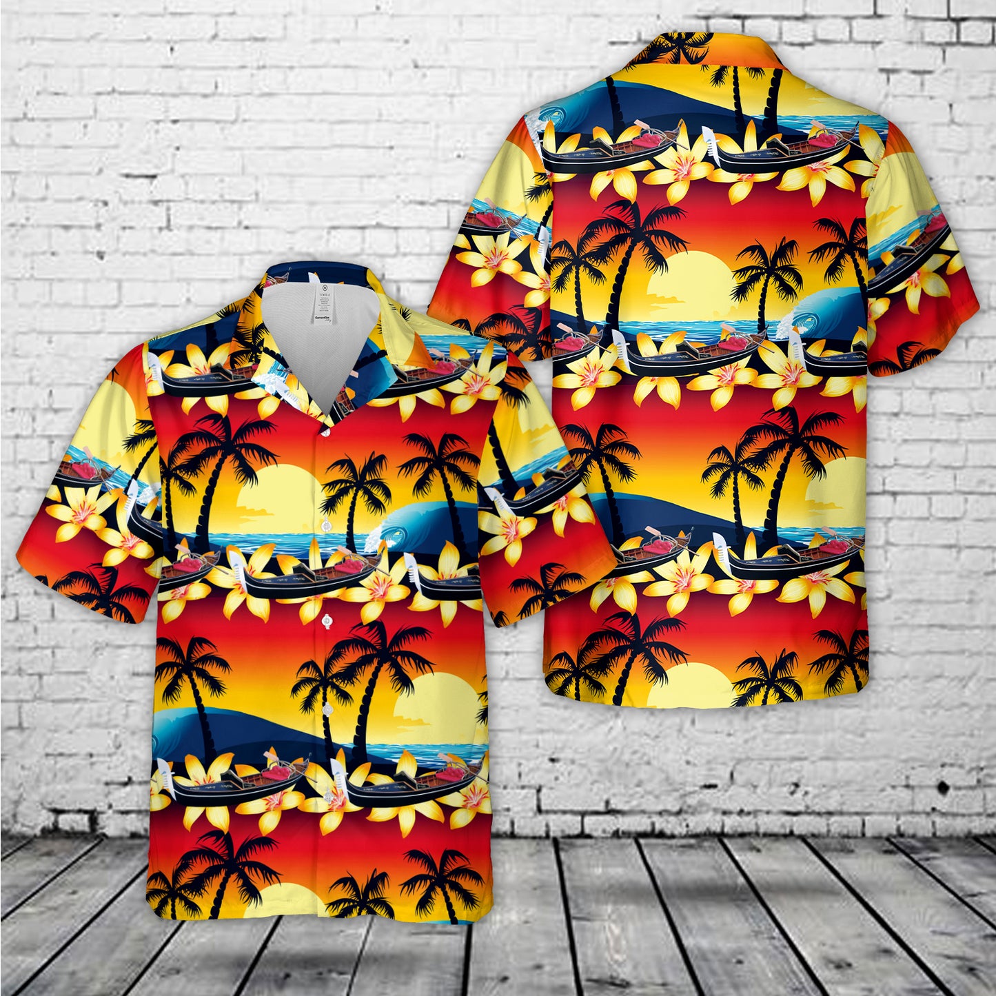 Venetian Gondola Real Boat 24 Hawaiian Shirt