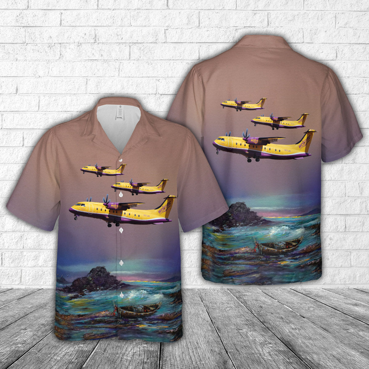 Welcome Air Dornier Do-328-110 Hawaiian Shirt