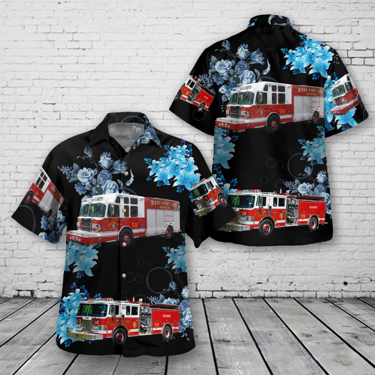 West Fort Ann, New York, West Fort Ann Fire Company Hawaiian Shirt