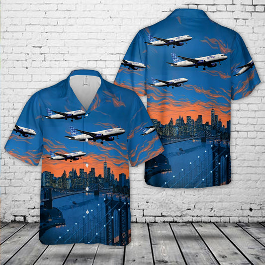 jetBlue Airways Blue Kid in Town Airbus A320-232 N587JB Hawaiian Shirt