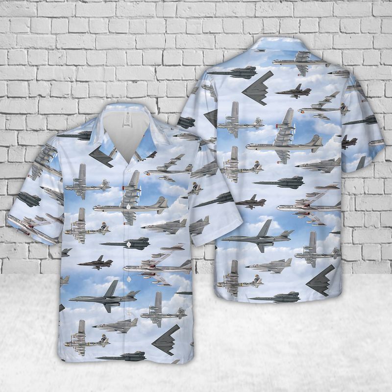 US Air Force Strategic Bombers Hawaiian Shirt