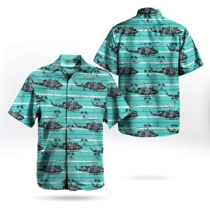 Royal Canadian Air Force Bell CH-135 Twin Huey Hawaiian Shirt
