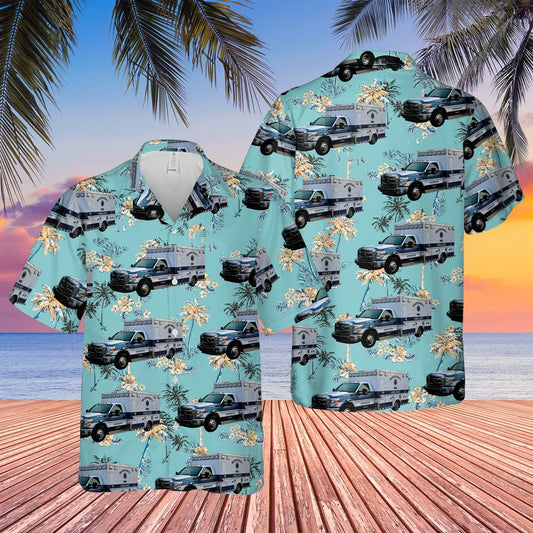 Georgia Macon County EMS Hawaiian Shirt