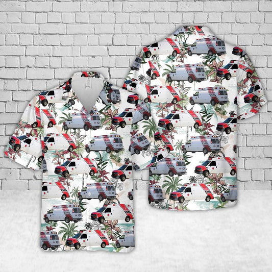 Michigan Community EMS Hawaiian Shirt