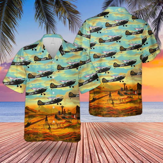 US Army Cessna O-1 Bird Dog Hawaiian Shirt