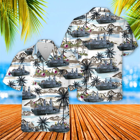 Swedish Navy Goteborg class Hawaiian Shirt