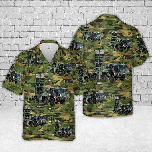 US Army MIM-104 Patriot Hawaiian Shirt