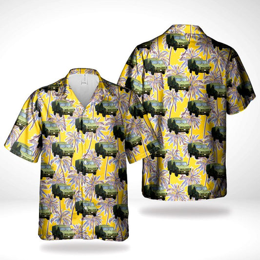 Canadian Army LSVW Military Truck Hawaiian Shirt