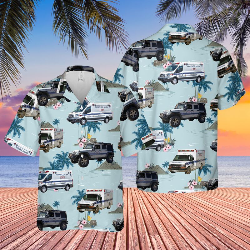 California Morongo Bacasin EMS Hawaiian Shirt