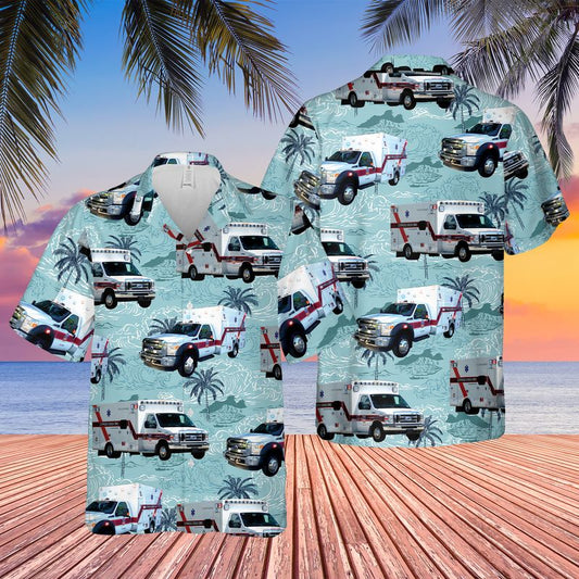 Texas Cypress Creek EMS Hawaiian Shirt