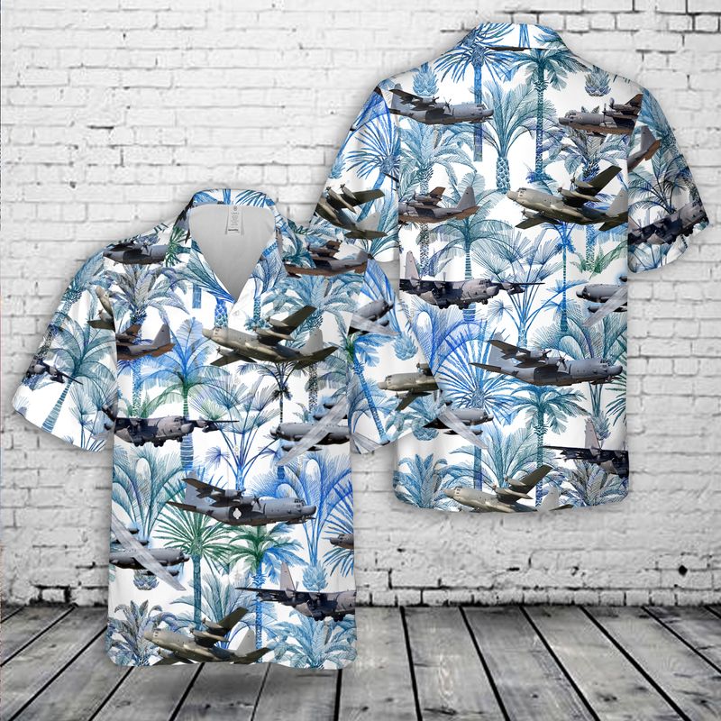 US Air Force Lockheed MC-130 Hawaiian Shirt