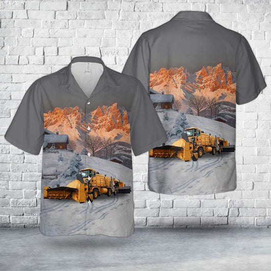 Snow Cleaner Truck Extreme Runway System (XRS) Hawaiian Shirt