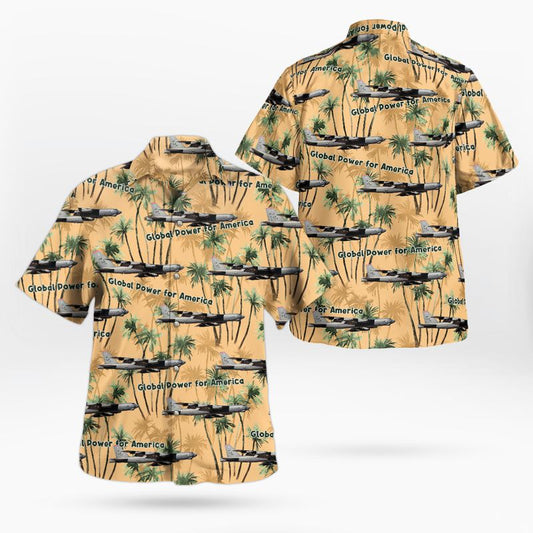 US Air Force 2d Bomb Wing B-52 Stratofortress Hawaiian Shirt